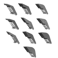 Clipper guide comb, 10 pieces, fits Oster, Andis, Wahl, etc.