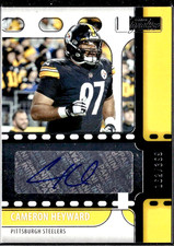 CAMERON HEYWARD 2021 PANINI SIGNATURE SERIES AUTO  /399 !!🔥🔥 STEELERS