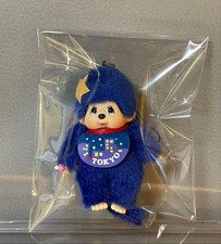 Tokyo limited Midnight Monchhichi keychain strap