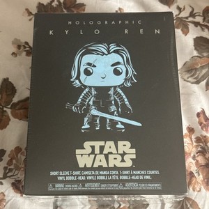 Funko Star Wars Kylo Ren Glow in the Dark Limited Edition Figure & Tee Target Ex