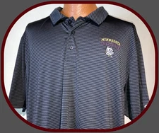 Minnesota Duluth Bulldogs Stitched Champion Adult XXL Polo Golf Shirt New WO Tag