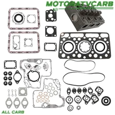 ALL-CARB For Kubota D750 Engine New Complete Cylinder Head Assy With Full Gasket