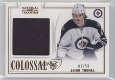 2013-14 Panini National Treasures Colossal 9/50 Jacob Trouba #CO-JTR 5x8