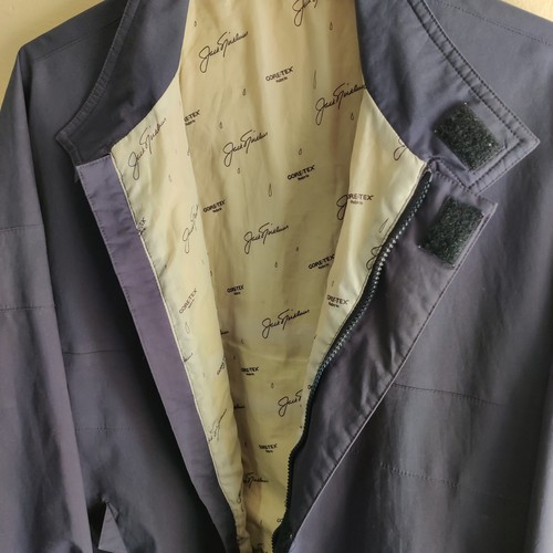 Vintage Jack Nicklaus Gore-Tex Golf Jacket Water Resistant Navy Blue Men’s L - Picture 4 of 12