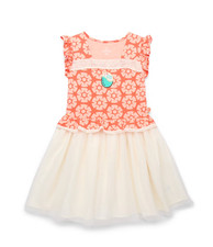 Disney Princess Girls Moana Cosplay Dress with Flutter Sleeves, Size L