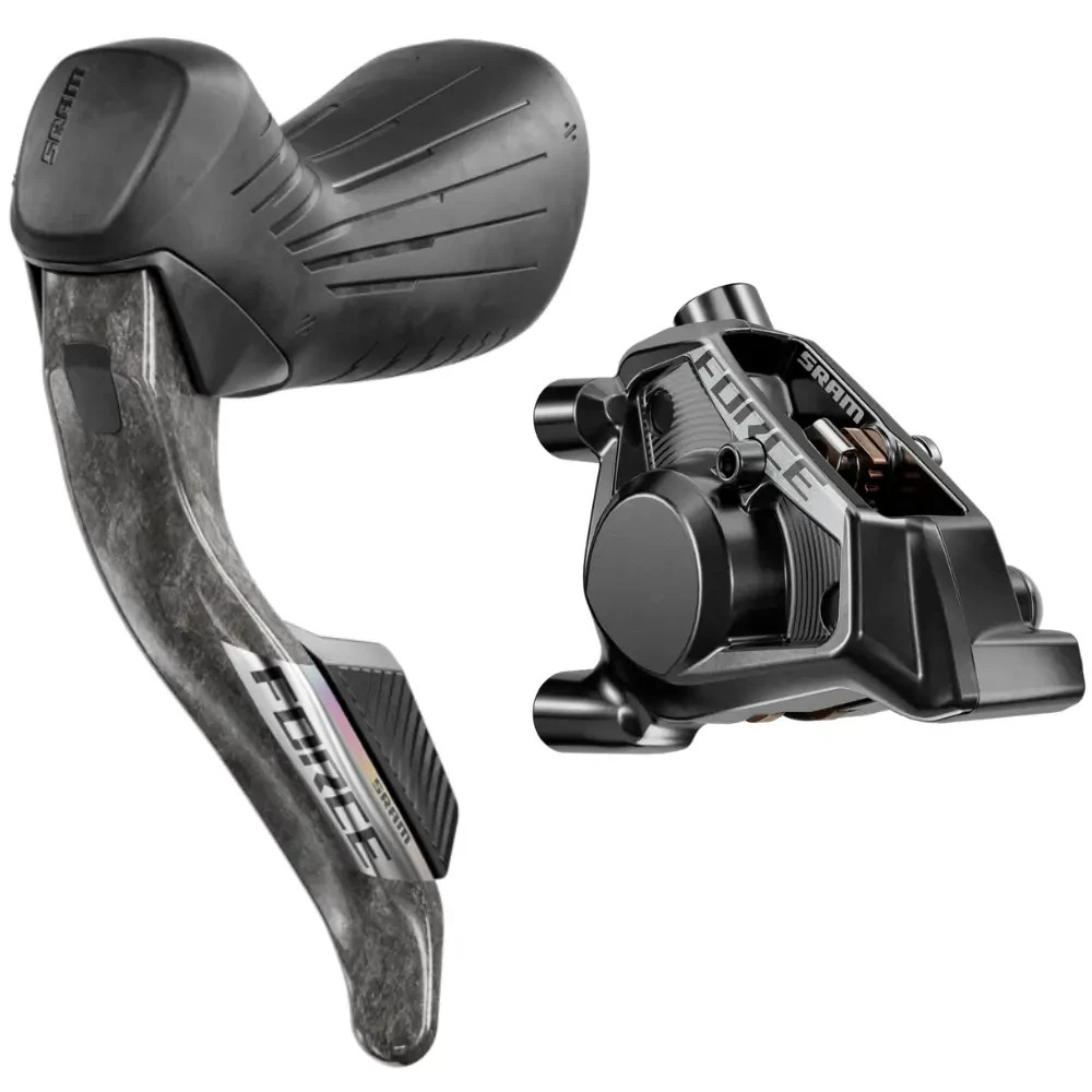 SRAM Force E1 AXS Hydraulic Shift-Brake Levers with Calipers. Flat