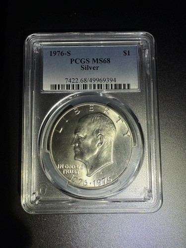 1976-S Eisenhower $1 Bicentennial Silver 0.4 Type 1 PCGS MS68