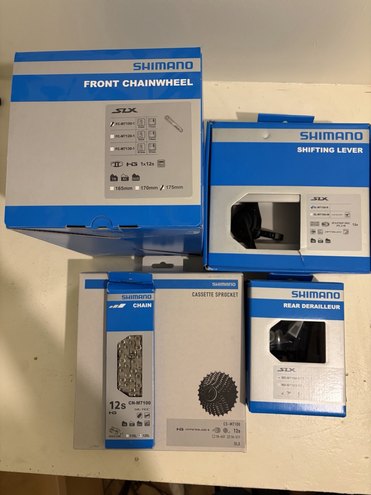 Shimano SLX M7100 Full Drivetrain