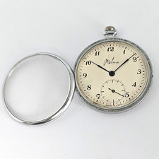 Vintage CASE Pocket Watch USSR MOLNIJA SOVIET Watch Parts