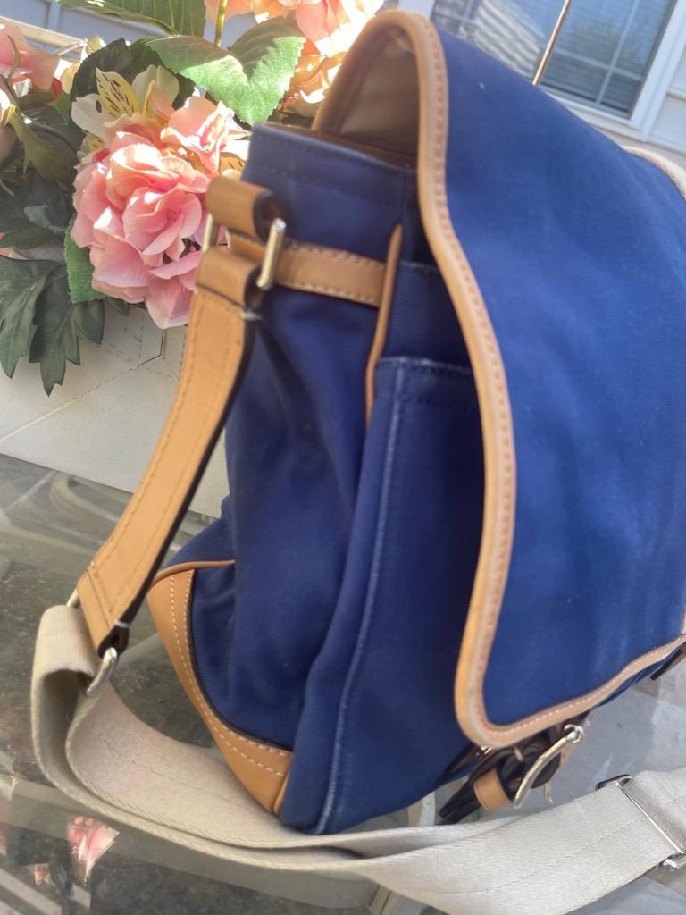 シェバページ★COACH F70201 メッセンジャーバッグ COACH Voyager Bag BLUE Beige Messenger Laptop BRIEF #F70201