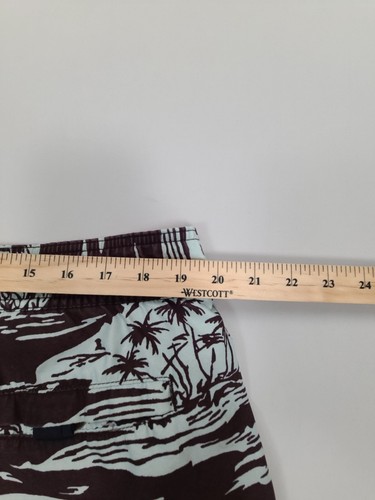 Nautica Swim Trunks Mens Extra Large Brown Board Shorts Swim Suit Beach - Picture 4 of 9