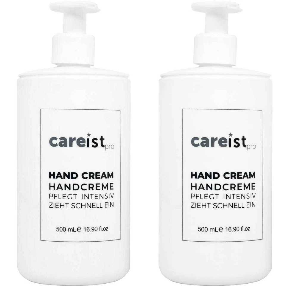 BEAUTY&MORE 2x CareistPro Handcreme Für Raue Und Rissige Hände, (2x 500ml)