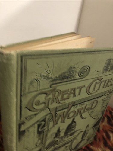 Great cities Of The World 1890 Illustrated New York London Paris Tokyo Berlin VG - Picture 3 of 19