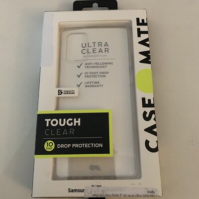 Case-Mate Tough Clear Series Hardshell Case for Samsung Galaxy (Note10+) - Clear