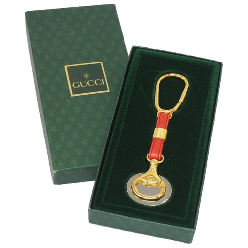 OLDGUCCI interlocking G key chain vintage key chai