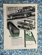 Vintage 1970 Kelly Springfield Tires Print Ad The Brute