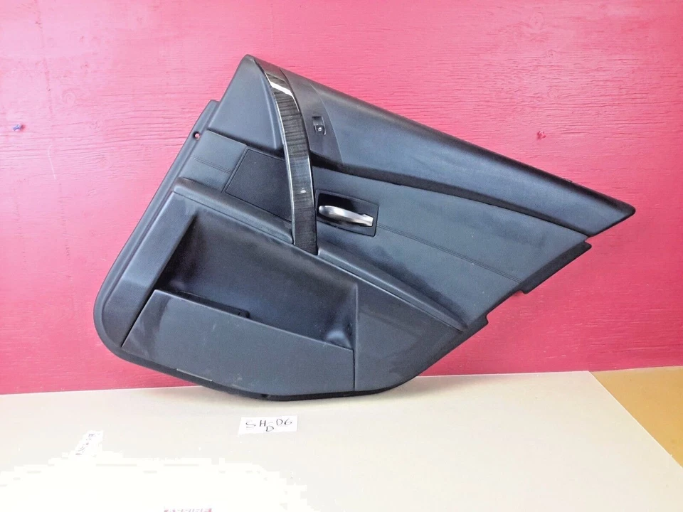 2004-2007 BMW E60 530i 525i 545i 550i  Interior Door Panel Trim Right Rear OEM Foto 3 de 4