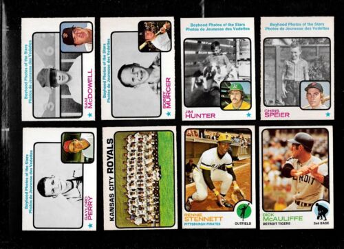 1973 OPC 73 O PEE CHEE MLB BASEBALL CARD ERROR & VARIATION 265-396 SEE LIST - Picture 152 of 249