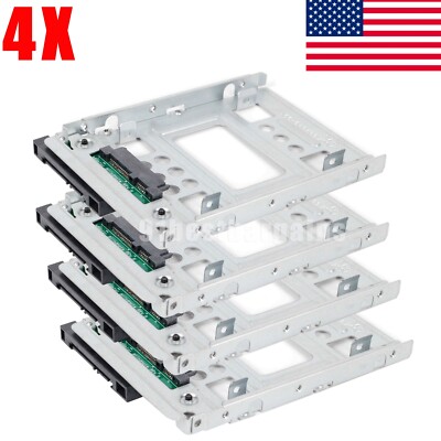 4PCS 654540-001 2.5'' SAS/SATA/SSD to 3.5'' Drive Adapter 651314-001 Gen8 F238F