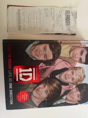 One Direction signed book DARE TO DREAM. Original Copy, Liam Payne