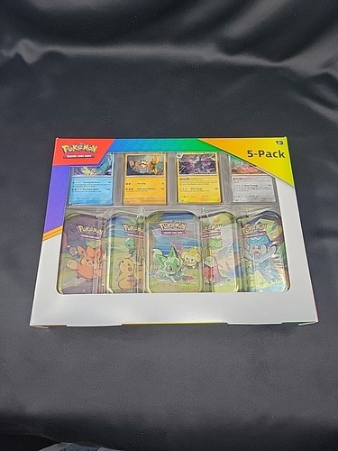 2023 Pokémon Sammelkartenspiel 5er-Pack PALDEA FRIENDS Mini-Blechaufbewahrung NEU/VERSIEGELT