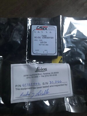 New DC-DC CONVERTER MODULE, Calex DC/DC Converter 627163-002 Model 7496 Leica