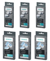 Siemens TZ80001 + TZ80002 30 Reinigungstabletten + 9 Entkalkungstabletten Eq Neu