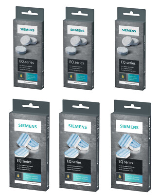 SIEMENS TZ80001 + TZ80002 30 Reinigungstabletten + 9 Entkalkungstabletten EQ NEU