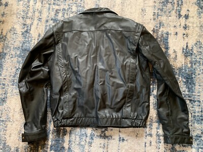 Authentic Vintage 1989 Czar Leather Jacket (XL) + Gloves