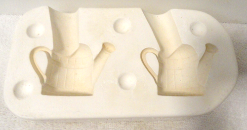 Ceramic Slip Mold MACKY'S HOBBY MOLD WATERING CANS #205 abt 3 x 2 x2 Free Stand - Picture 2 of 3