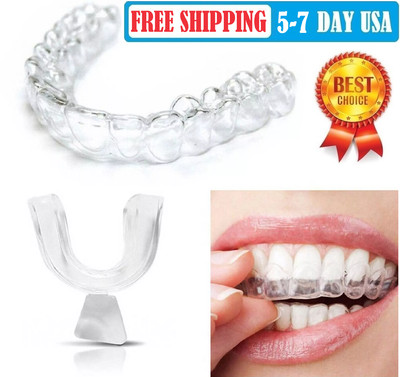 4-20pc Silicone Night Mouth Guard Teeth Clenching Grind Dental Sleep Aid Supplie