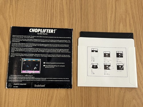 Ariolasoft Choplifter Commodore 64 Disk - Rare Working -👽👾Retro Gift Idea👾👽 - Photo 7/22