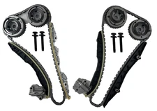 OEM NEW 15-20 Ford 2.7L Ecoboost Chains, Guides, Tensioners, PHASERS, Bolts KIT