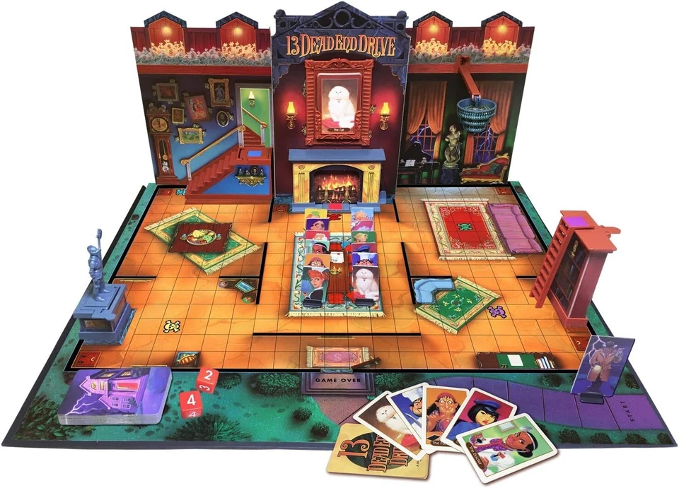 13 Dead End Drive Juego de Mesa Milton Bradley - Juego Familiar Noche Niños y Adultos Foto 4 de 4