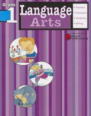 Language Arts: Grade 1 (Flash Kids Harcourt Family Learning) - Paperback - GOOD