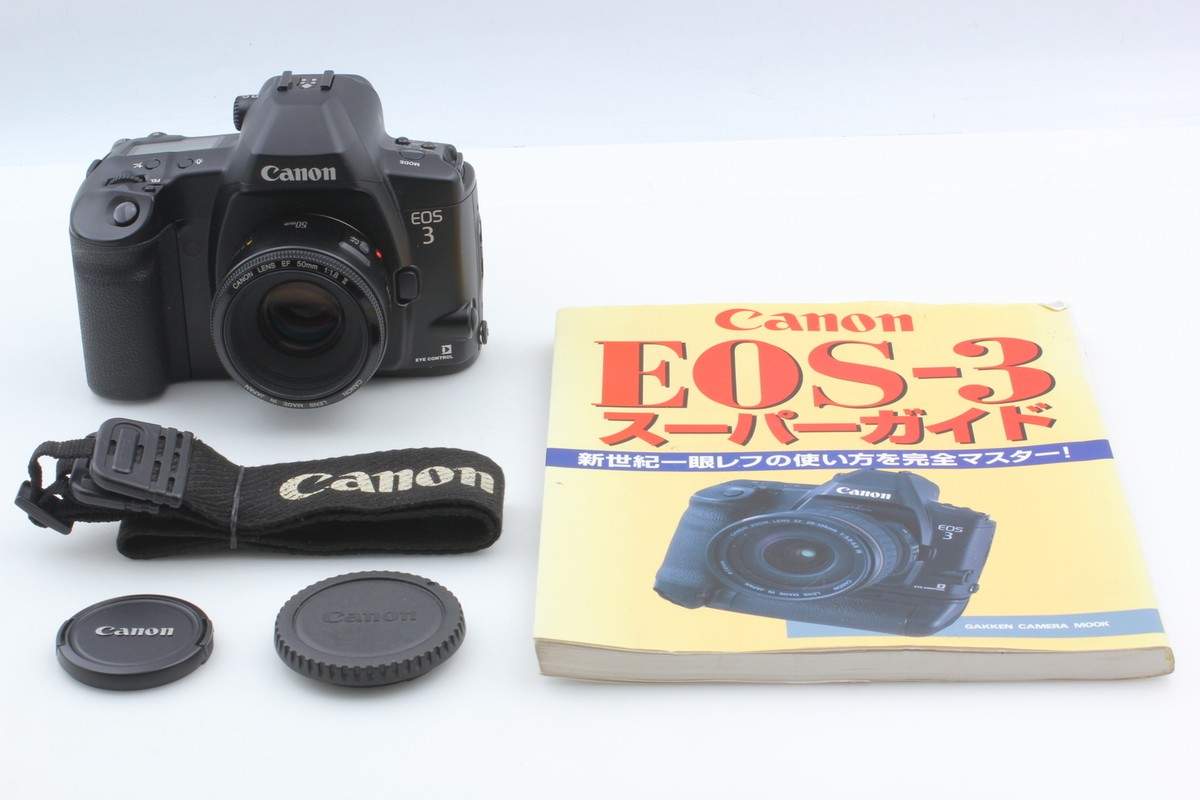 Top MINT w/Strap] Canon EOS-3 EOS 3 SLR Film Camera EF 50mm