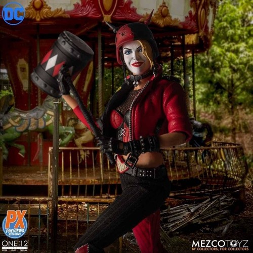 Mezco Toyz Harley Quinn weibliche Joker PX Vorschauen exklusive 1/12 Actionfigur - Bild 1 von 12