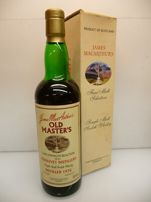 Glenlivet 1976 25 years James Macarthur bottling 2001 sherry cask 4311 with box 
