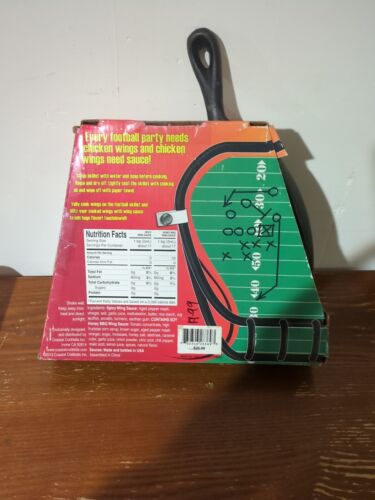 Cast Iron Skillet Football Shaped. New In Box - Picture 2 of 2