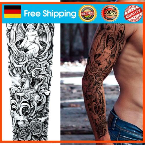 3D Impermeable Tatuaje Figuras Arte Pegatinas Set para Mujer y Hombre (Santo - Imagen 1 de 12