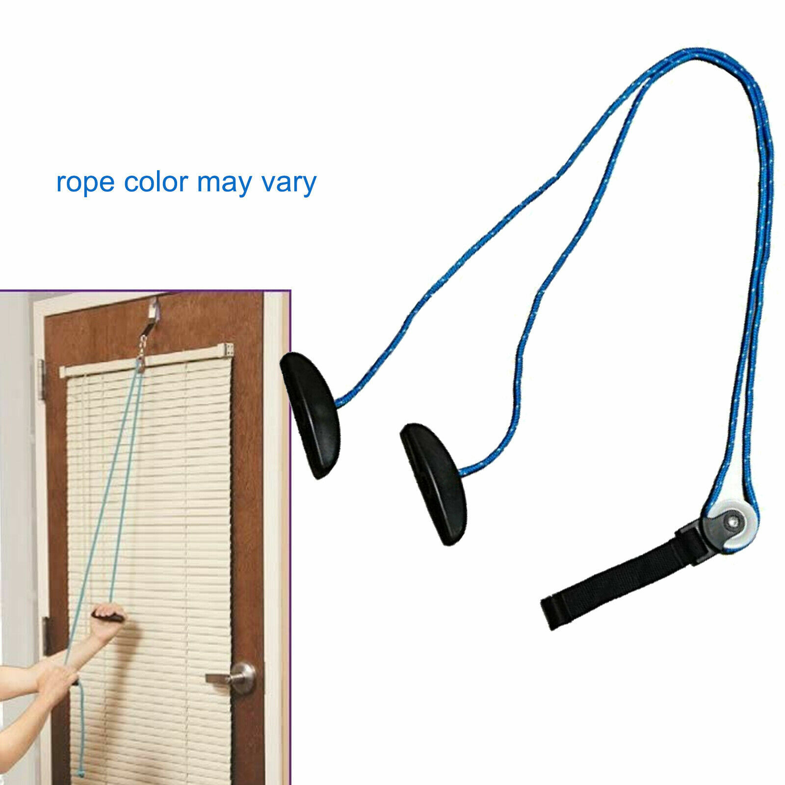 Door Knob Rope Exerciser Shoulder Rope Pulley Exercise Therapy Workout