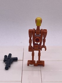 Lego Star Wars Battle Droid Commander Dark Orange with Dot sw0482 75019 AT-TE