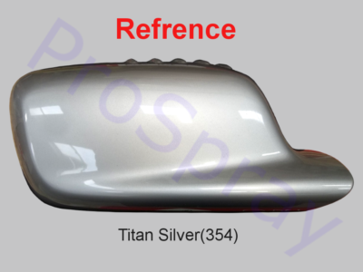 Spiegelkappe Titansilber Für BMW E46 Coupe/Cabrio - Rechte Spiegelabdeckung ABS