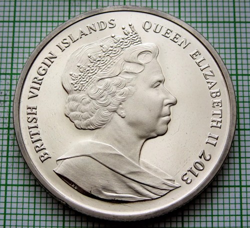 BRITISH VIRGIN ISLANDS 2013 DOLLAR, CHRISTENING OF PRINCE GEORGE, BU - Picture 6 of 6