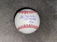 BALTIMORE ORIOLES AL BUMBRY HAND SIGNED AUTOGRAPHED BALL BASEBALL COA