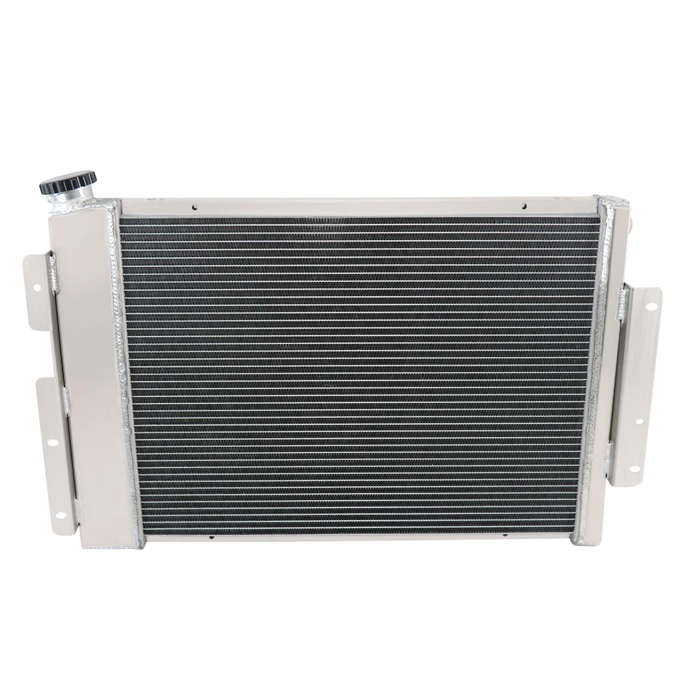 4 Row Aluminum Radiator+Shroud Fan Fit 1967~1969 CHEVY Camaro/Firebird V8 Foto 2 de 4
