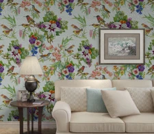 3D Flowers Hummingbird Self-adhesive Removeable Wallpaper Wall Mural Sticker 265