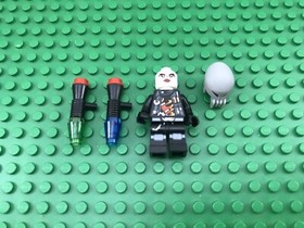 Vintage Lego Space Police II 3 Minifigures Lot Rench Kranxx Skull Twin Squidman