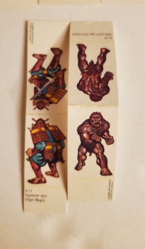Lot Steve Jackson Cardboard Heroes Fantasy Sheets Set 8: Giants - Picture 4 of 6