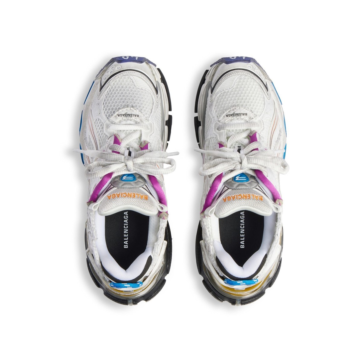 BALENCIAGA Runner Gradient $1190 Men's White And Multicolor
